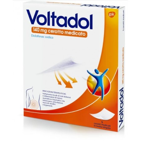 Haleon Italy Voltadol 140 Mg Cerotto Medicato Diclofenac Sodico 5 cerotti