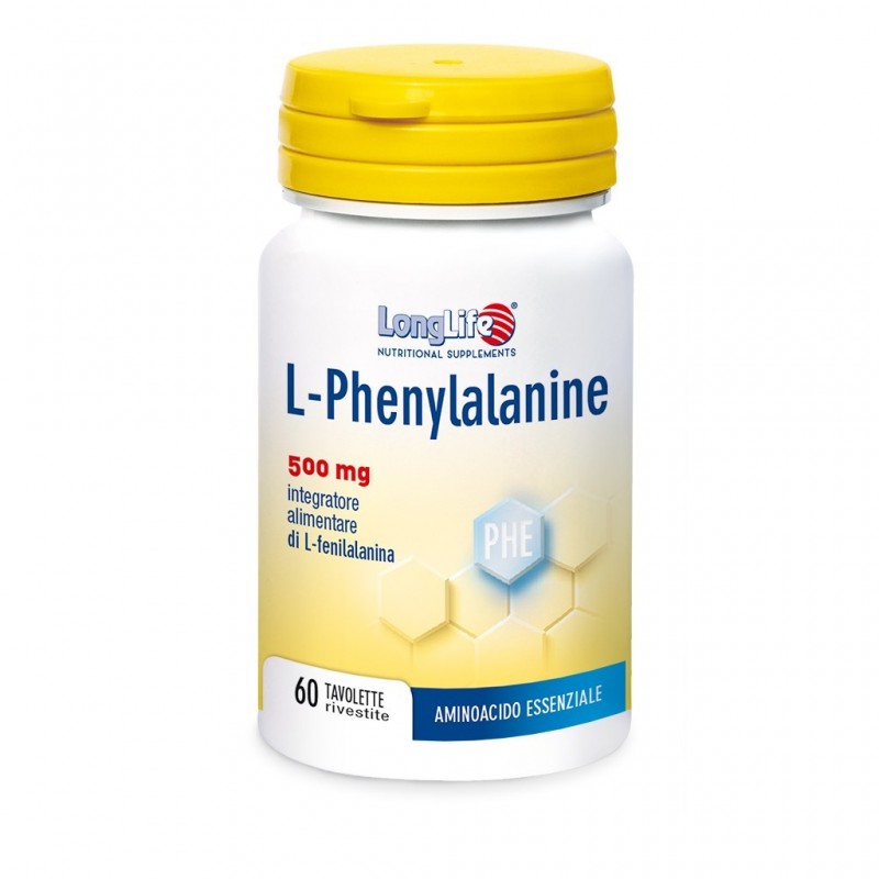 Longlife L-phenylalanine 500 Mg 60 Tavolette