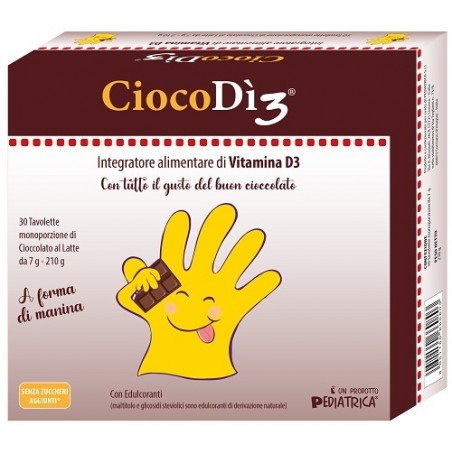 Pediatrica Ciocodi3 30 Tavolette Di Cioccolato