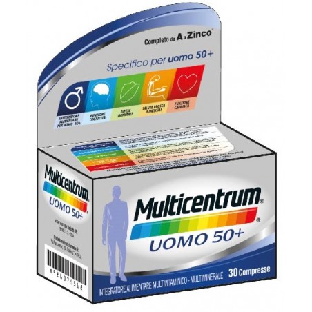 30 compresse di Multicentrum Uomo 50+