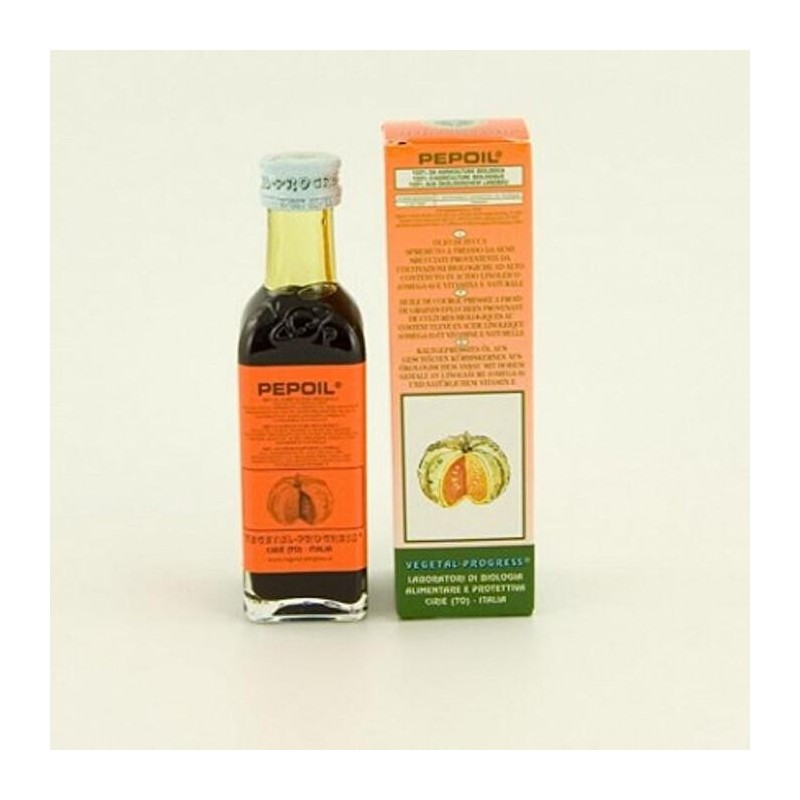 Vegetal Progress Pepoil Olio Semi Zucca Bio 100 Ml