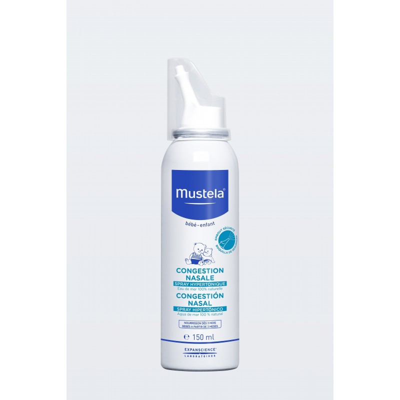 Laboratoires Expanscience Mustela Congestione Nasale Spray Ipertonico 150 Ml