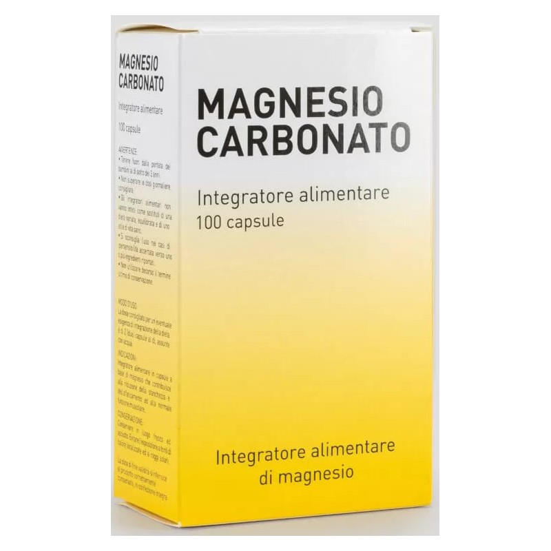 Olcelli Farmaceutici Magnesio Carbonato 100 Capsule