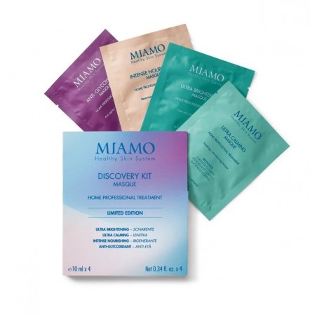 Med Miamo Discovery Box 1 Longevity Plus Intense Nourishing Masque 10 Ml + 1 Anti Glycoxidant Masque 10 Ml + 1 Ultra Calming Mas