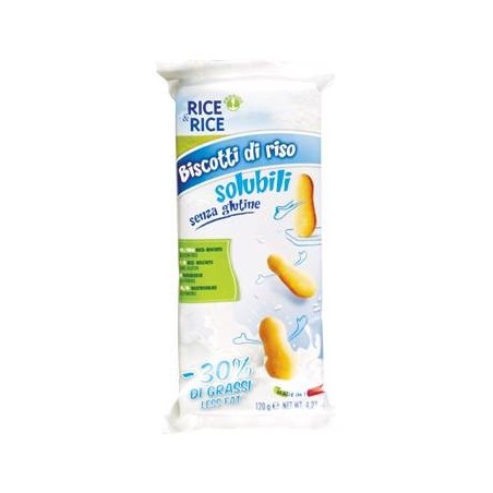 Probios Societa' Benefit Rice&rice Biscotti Di Riso Solubili 30% Grassi In Meno 120 G