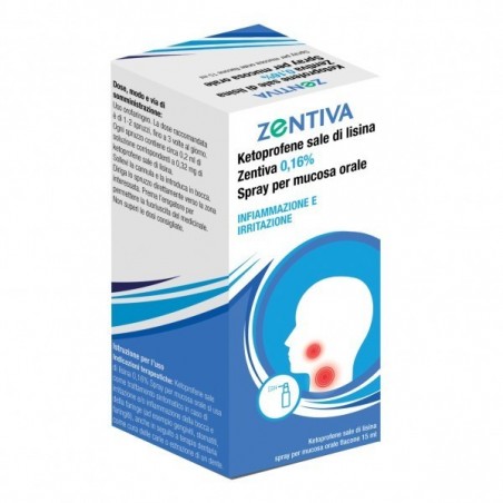 Zentiva Italia Euspidol Gola 0,16% Spray Per Mucosa Orale Ketoprofene Sale Di Lisina