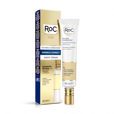 Roc Opco Llc Roc Retinol Correxion Wrinkle Correct Crema Viso Notte 30 Ml