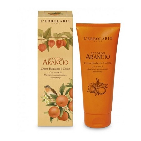 L'erbolario Arancio Crema Fluida Per Il Corpo 200 Ml