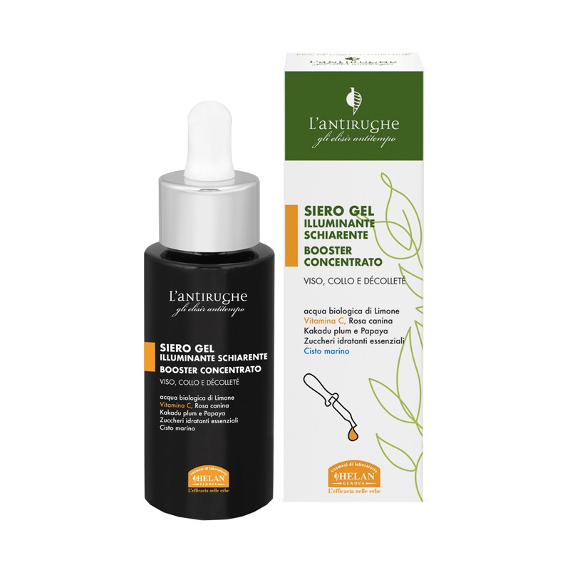 Helan Elisir Antitempo L'antirughe Siero Gel Illuminante Schiarente Booster Concentrato 30 Ml