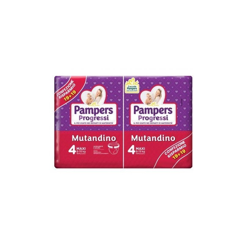 Fater Pampers Progressi Mutandino Maxi 38 Pezzi