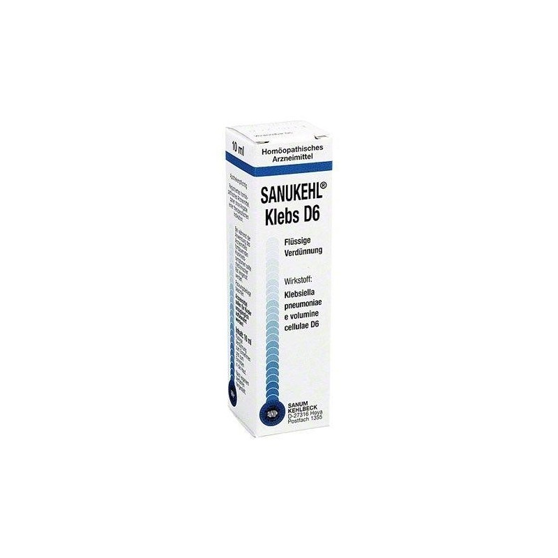 Sanum-kehlbeck Gmbh & Co. Kg Sanukehl Klebs D6 Gocce 10ml