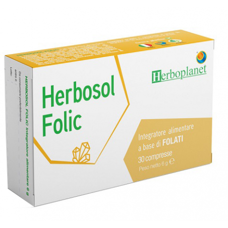 Herboplanet Herbosol Folic 30 Compresse