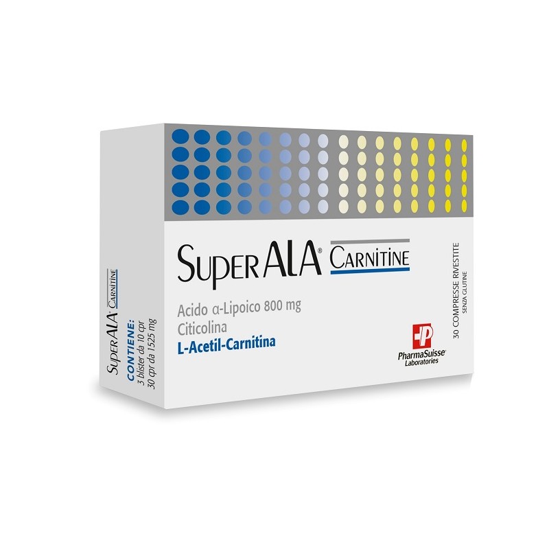 Pharmasuisse Laboratories Superala Carnitine 30 Compresse