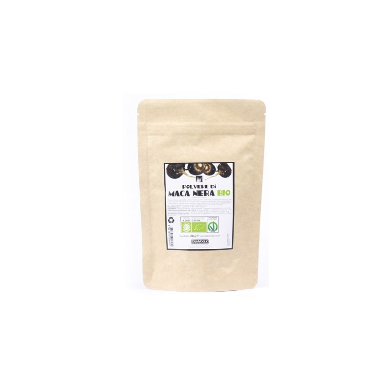 Erbavoglio Production Maca Nera Polvere Bio 200 G