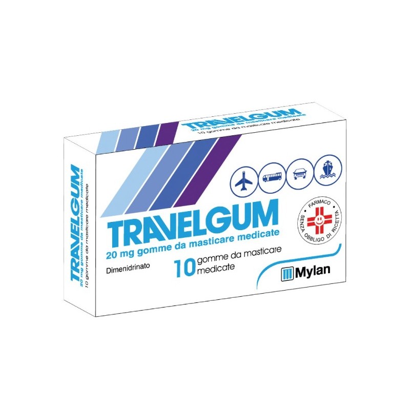 Farmed Travelgum 20 Mg Gomme Da Masticare Medicatedimenidrinato