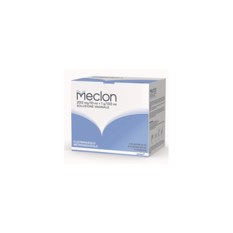 Farmed Meclon Soluzione Vaginale 5 Flaconi con Applicatore