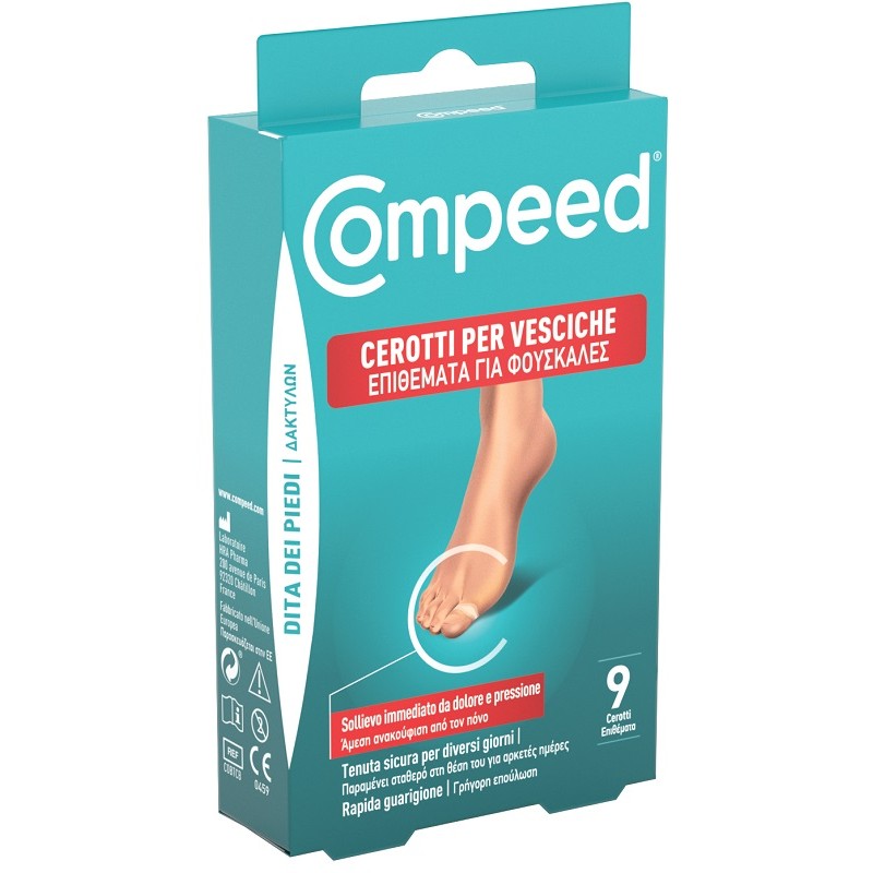 Perrigo Compeed Cerotto Vesciche Dita Dei Piedi 9 Pezzi Carton