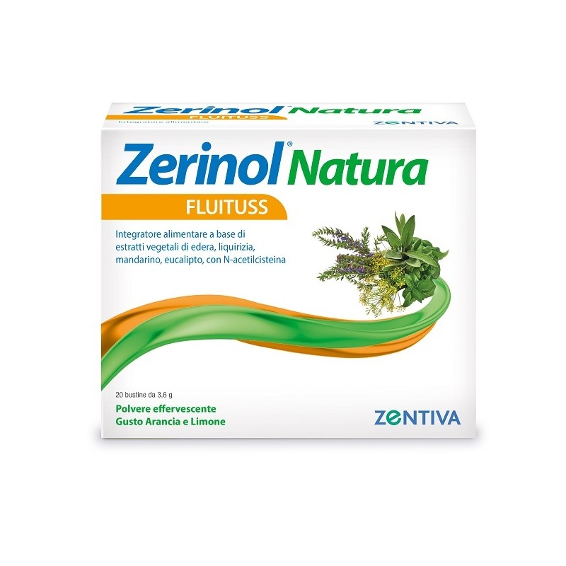 Zentiva Zerinol Natura Fluituss 20 Bustine