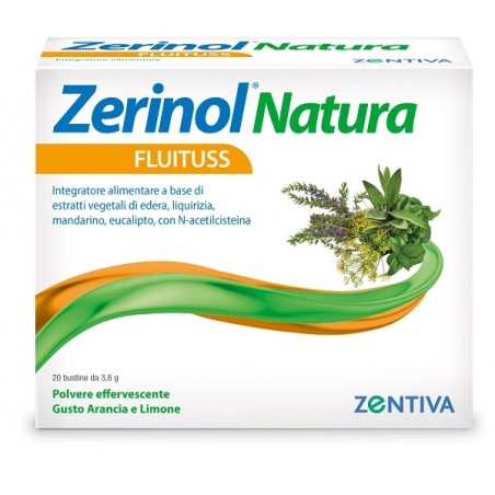 Zentiva Zerinol Natura Fluituss 20 Bustine