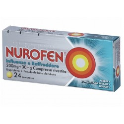 Blister da 24 compresse rivestite di Nurofen Influenza e Raffreddore della Reckitt Benckiser