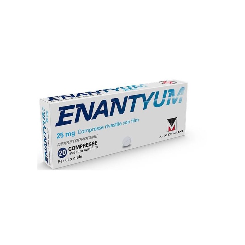 Enantyum 25 Mg 20 Compresse Rivestite per il trattamento sintomatico dei stati dolorosi