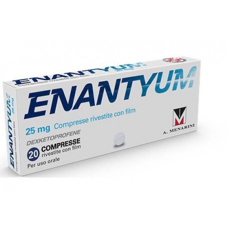 Enantyum 25 Mg 20 Compresse Rivestite per il trattamento sintomatico dei stati dolorosi