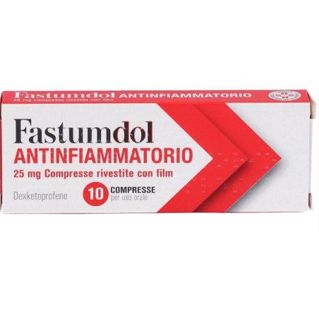 Fastumdol Antinfiammatorio 25 Mg 10 Compresse Rivestite Con Film Dexketoprofene