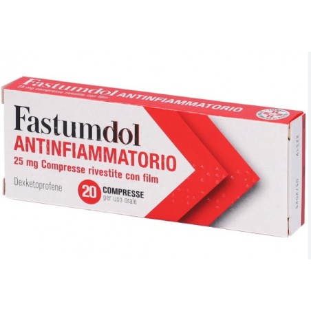 Fastumdol Antinfiammatorio 25 Mg 20 Compresse Rivestite