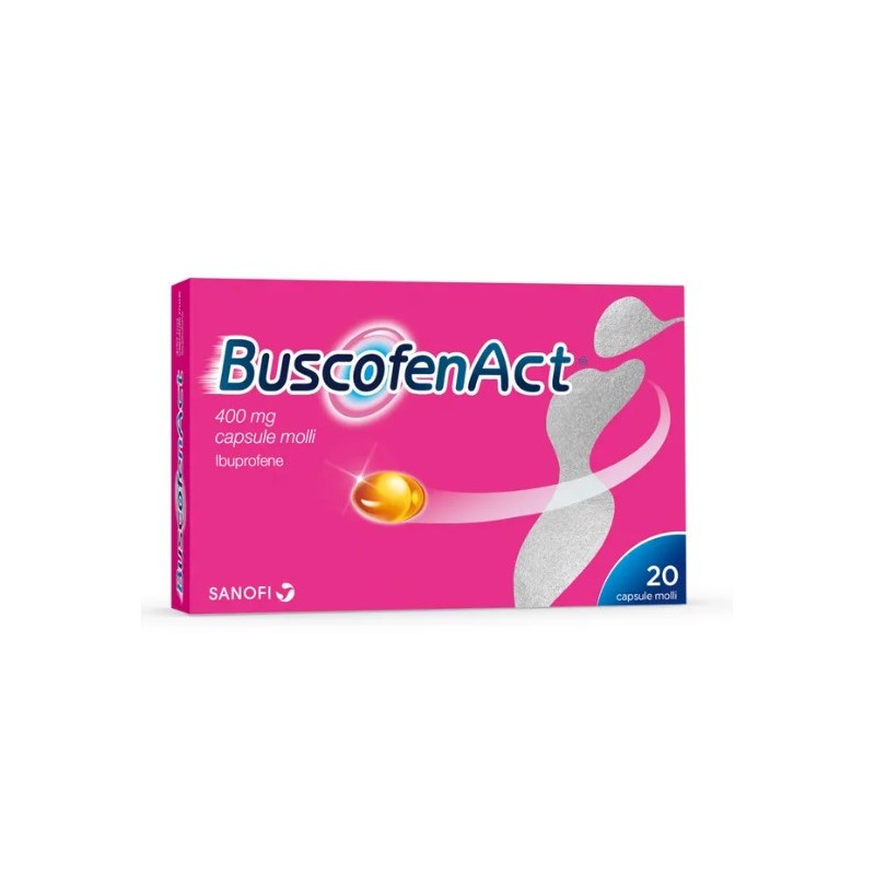 Buscofenact 400 Mg 20 Capsule Molli Ibuprofene