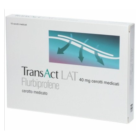 Transact Lat Flurbiprofene 40 Mg 10 Cerotti Medicati