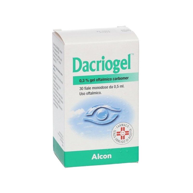 Alcon Italia Dacriogel™ 0,3 % Gel Oftalmico Carbomer 974p 30 Fiale Monodose