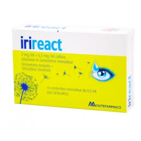 Genetic Irireact 3 Mg/ml + 0,5 Mg/ml Collirio, Soluzione In Contenitore Monodose