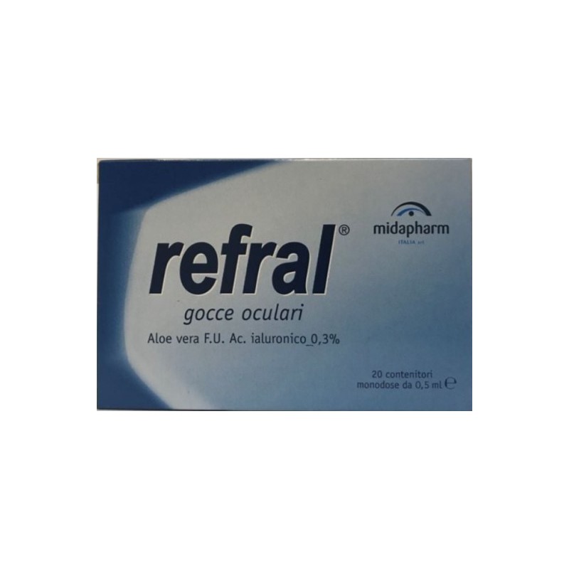 Midapharm Italia Refral Monodose Gocce Oculari 20 Contenitori Da 0,5 Ml