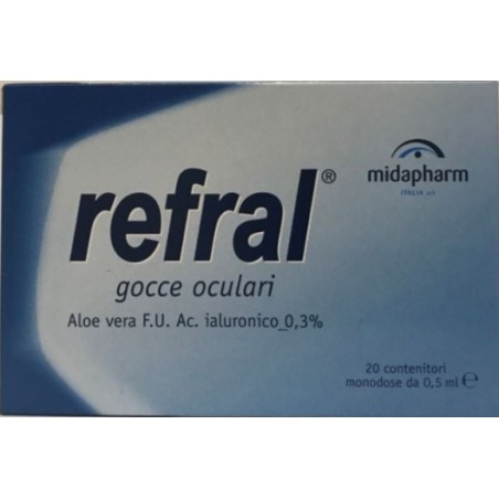 Midapharm Italia Refral Monodose Gocce Oculari 20 Contenitori Da 0,5 Ml