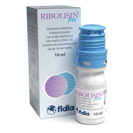 Fidia Farmaceutici Collirio Soluzione Oftalmica Ribolisin Free 10 Ml