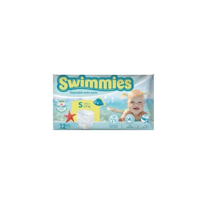 Ontex Swimmies Pannolino Pants S1 4-9 Kg Taglia Xs 13 Pezzi