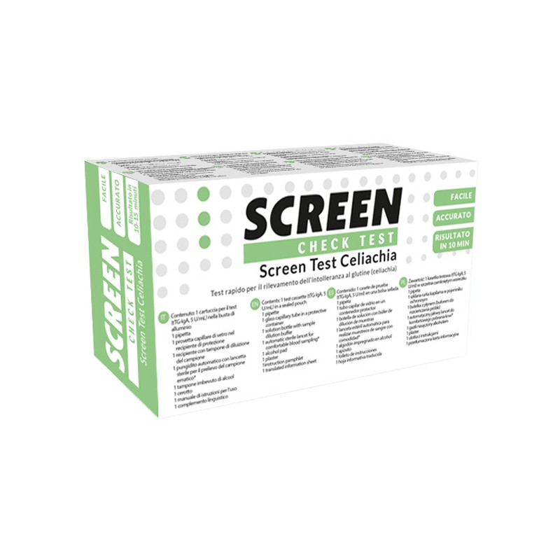 Screen Italia Screen Test Rapido Screen Test Celiachia Per Rilevazione Intolleranza Glutine 1 Pezzo