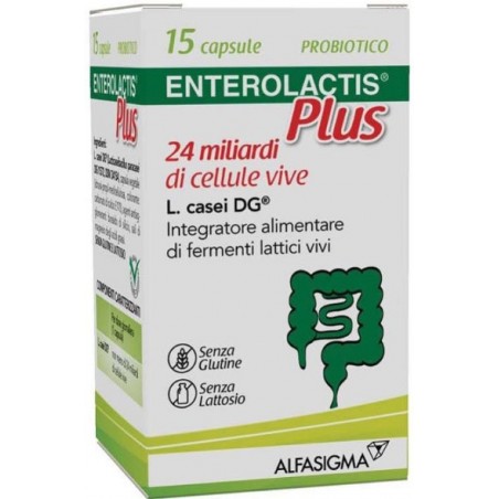 Enterolactis Plus 15 Capsule 24 Miliardi Di Cellule Vive