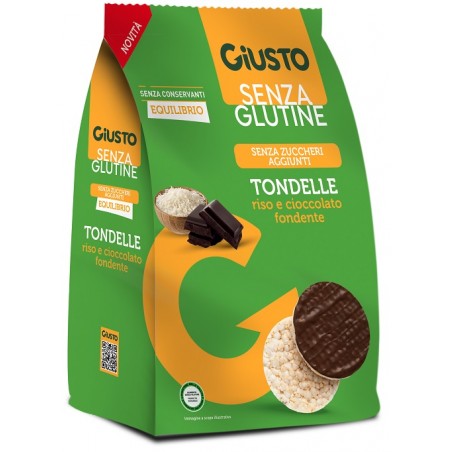 Farmafood Giusto Senza Glutine Tondelle Cioccolato Fondente New 60 G