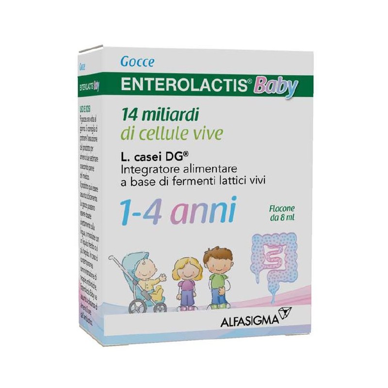 Alfasigma Enterolactis Baby Gocce 8 Ml