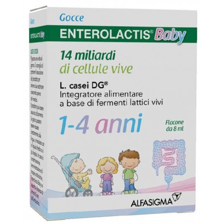 Alfasigma Enterolactis Baby Gocce 8 Ml