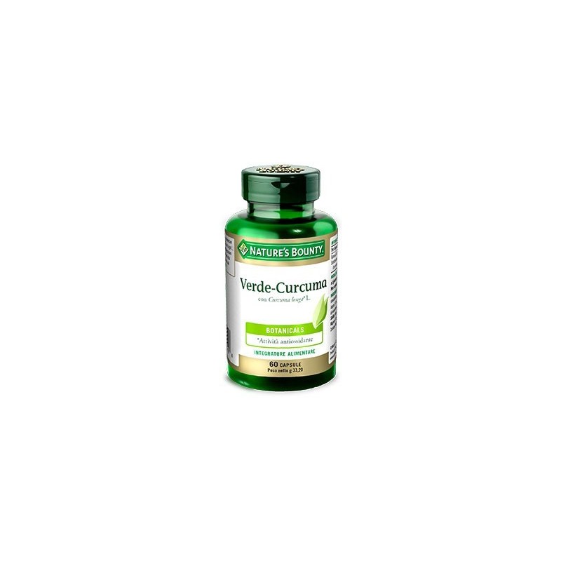 Nature's Bounty Verde Curcuma 60 Capsule 33,2 G