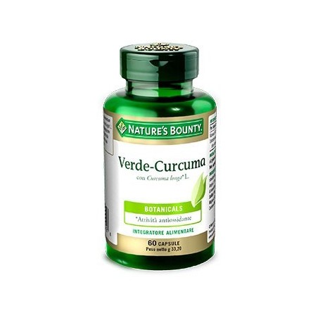 Nature's Bounty Verde Curcuma 60 Capsule 33,2 G