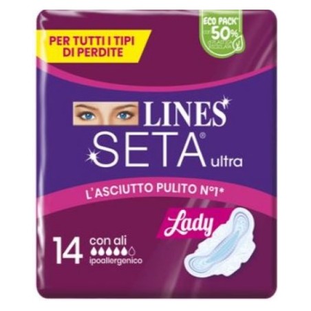 Fater Lines Seta Ultra Assorbenti Lady Ali Cp 14 Pezzi