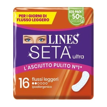 Fater Lines Seta Ultra Assorbenti Leggero Cp 16 Pezzi