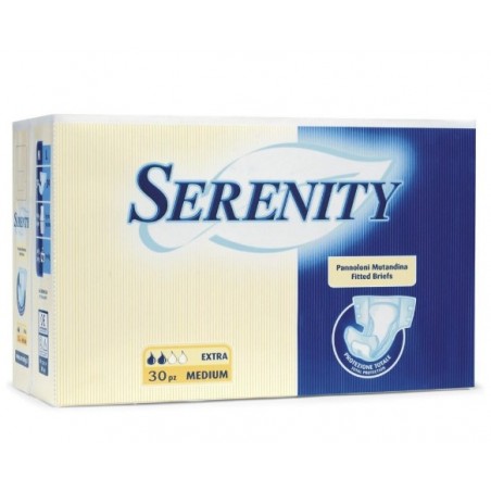 Pannolone Per Incontinenza Serenity Classic Extra Taglia Medium 30 Pezzi