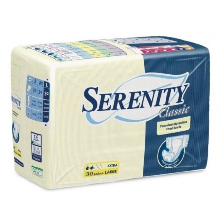 Pannolone Per Incontinenza Serenity Classic Superdry Formato Extra Large 30 Pezzi