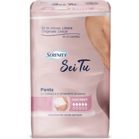 Serenity Pants Pannolone A Mutandina Advance Seitu Discreet Taglia Large 12 Pezzi