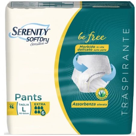 Serenity Pants Sd Sensitive Be Free Extra L 12 Pezzi