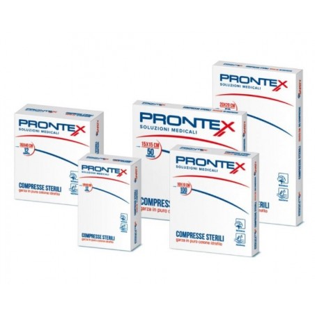 Safety Prontex Garza Compressa 12/8 36x40cm 12 Pezzi